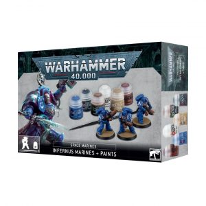 Space Marines Infernus Marines + Paints