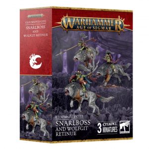 GLOOMSPITE GITZ - Snarlboss and Wolfgit Retinue