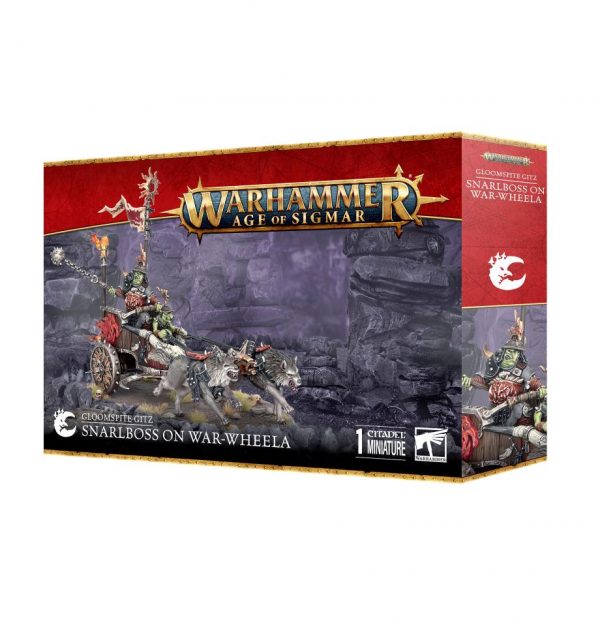 GLOOMSPITE GITZ - Snarboss on War-Wheela