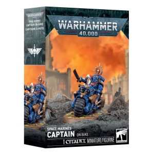 Space Marine Captain on bike
